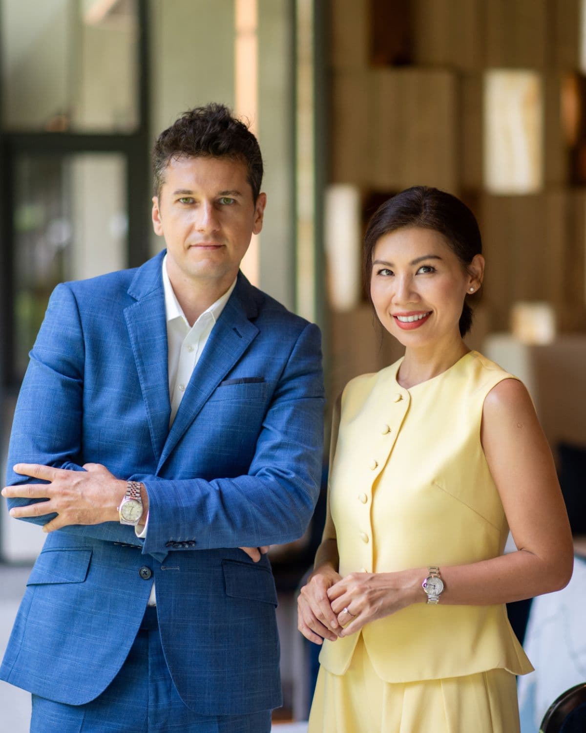 Alexandre Beaumont and Sirikanlaya Nakprasit, co-founders of Maison Siam